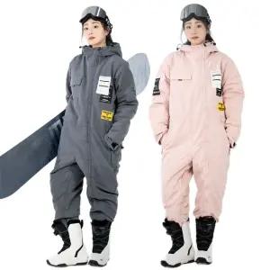 보드복 점프수트 스키복 스노우 남녀공용 방한복 겨울 일체형