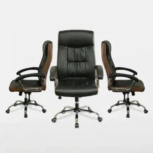 (무료배송) 보루네오 편안하고 부드러운 S02 가죽의자 CB5108