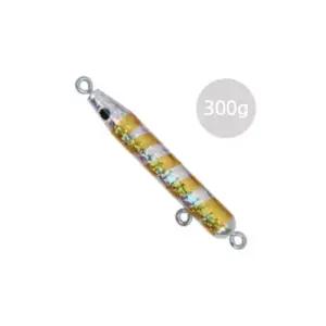 싸파 더블킬 대구 봉메탈 지그 실버옐로우 300g 선상낚시