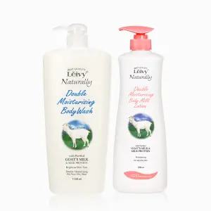 [라운지 전용] 레이비 산양유 바디워시 1150ml+바디로션 750ml 2종 세트