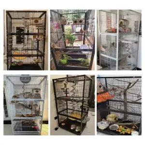 사육장 다람쥐집 케이지 슈가글라이더 친칠라 대형