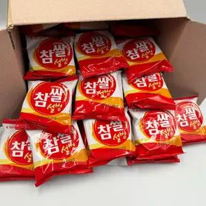 크라운 참쌀 설병 70봉 개별포장 대용량 쌀과자