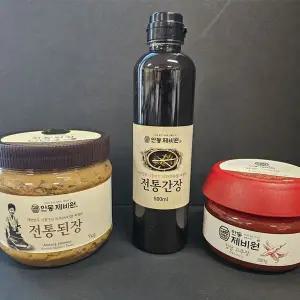 [NS홈쇼핑]안동제비원 전통된장 1kg+고추장 500g+간장 500ml[35661146]