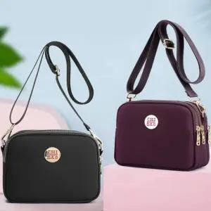 여성 캐주얼 숄더백 패션 크로스백 3단지퍼 수납력 여성숄더백 미니토트백