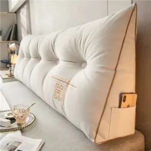 북유럽 등받이쿠션 침대헤드 삼각 대형 침대등받이