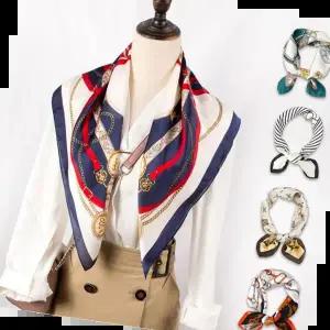 실크스카프 여성 쁘띠 사각 스카프 18종 모음전 LM-0277