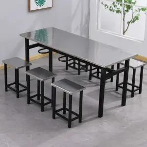 테이블 방수 세트 사무실 6인용 다이닝 벤치 야외 회의용