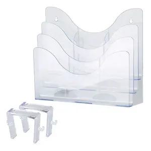 파티션 서류꽂이 a4 3단 45mm 걸이케이스 선반 세트 다용도