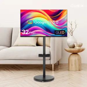 무빙큐빅스 블랙에디션 32인치 FHD QLED 삼탠바이미 퍼스트 셋트 이동식 스마트TV 삼텐바이미 중소바이미