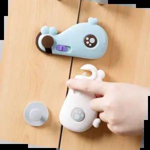 안전잠금장치 설치 간편한 귀여운 고래모양 고리형 잠금장치