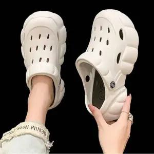 데일리 샌들 트렌디 EVA 뮬 통굽 슬리퍼 여름 여자