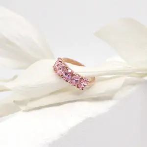 [오팔하우스] 14k 핑크 오벌큐 반지 OPDSR1726-2