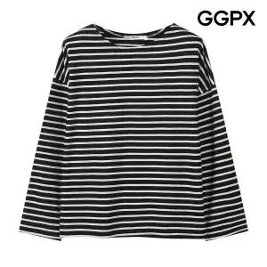 [GGPX] 스트라이프 캐주얼 티셔츠 (GQ1TS024F)