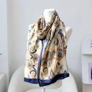 스카프마니아 페이즐리 롱 목도리 간절기 가을 스카프 기본 머플러 WFK7IRI