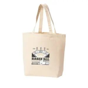 에코백 토트백 BASEBALL 야구공 야구배트 다이아몬드구장 그림 다양한 사이즈