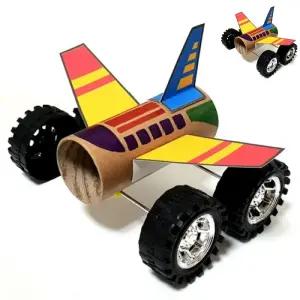 휴지심재활용 휴지심비행기 만들기패키지 비행기만들기 도안비행기