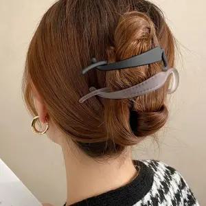 (올핀)빅사이즈 트위스트 바나나 클립핀 ELH-081 머리핀