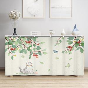 화장실 가림막 커튼 토일렛 70x100 가림천 업소용 생활방수 압축봉 맞춤은 65 배식구