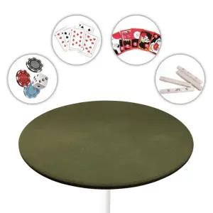 원형 화투 게임 포커 매트 테이블보 군용모포 커버 테이블커버 화투판 카드놀이 카드게임 당구다이