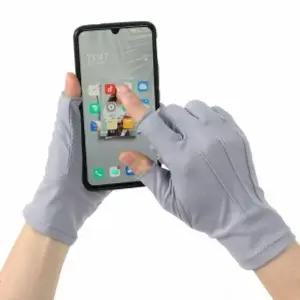 2컷 여성 장갑 그레이 스포츠장갑 등산장갑