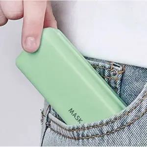 ( )케이스 휴대용케이스 미니 마스크 판촉물 그린