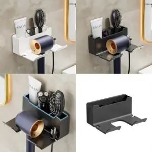 다이쓴드라이기걸이 간편 부착 3칸 드라이기 거치대 드라이걸이 헤어드라이기 홀더
