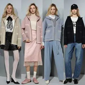 GGPX 26SS 컬러블럭 후디 케이프 1종 GX261F0101JK