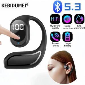 무선 헤드폰 Bluetooth 5.3 헤드셋 핸즈프리 소음 제어 스테레오 음악 이어폰(마이크 포함) 모든 스마트폰