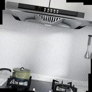 주방시트지리폼 렌지 싱크대 기름때 방수 방유 알미늄 시트지