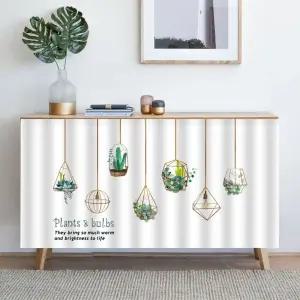 주방 캐비닛 먼지 가리개 커튼 바란스모던하우스 인테리어 가림막천 셀프 침대 베란다 책장 선반 찍찍이 디