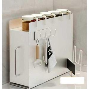 주방 철제 양념 Ra 턴테이블 보관함 스타일 전자레인지 비욘드 화이트 상부선반 서랍장