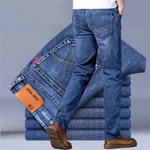 남성 슬림스트레이트 일자청바지 스판팬츠 워싱데님 봄가을용 866