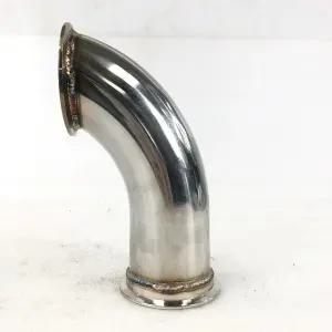 3인치 ID V-밴드 플랜지 스테인리스 스틸 엘보우 어댑터 파이프 90도 범용 터보 배기 고성능