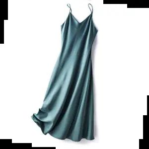 여성속옷 새틴 실크 끈나시 원피스 드레스 롱 이너 레이어드