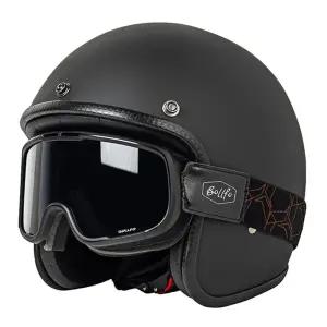 오토바이 헬멧 고글 일체형 경량 오픈 스쿠터 하이바