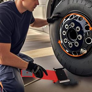 자동차 SUV 트럭 오토바이 DIY 타이어 교체 도구용 롤러 플레이트가 있는 헤비 듀티 잭 리프터