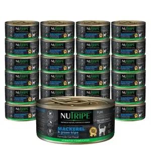 뉴트라이프 퓨어 고양이 주식캔 고등어 그린트라이프 95g 24개