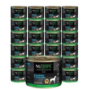 뉴트라이프 퓨어 강아지주식캔 연어 그린트라이프 185g 24개