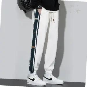 남성 조거 트레이닝 팬츠 사이드 라인 배색 디자인 봄가을 운동복 하의 데일리