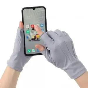 2컷 여성 장갑 그레이 스포츠장갑 등산장갑