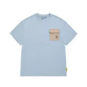 내셔널지오그래픽 내셔널지오그래픽 키즈 K232UTS920 백그래픽 포켓 반팔티 SKY MINT