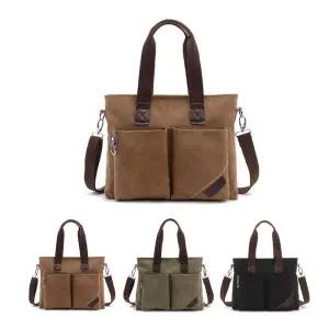 라온샵 더블포켓 남자 숄더백 크로스백 토트백 대학생 직장인