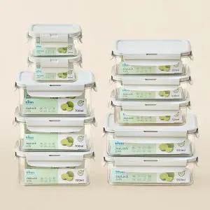 [에코센스] 트라이탄 밀폐용기 조이락 알뜰 반찬 용기 세트 10P