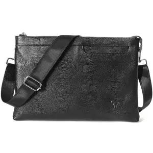 (색상 88681 블랙)블루마운트 88681 소가죽 남자 클러치백 크로스백