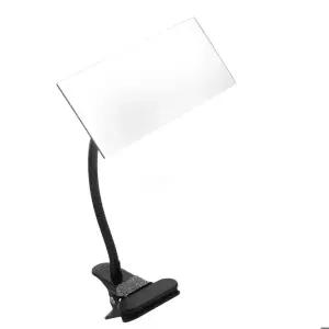 클립형 보안 거울 고화질 사각형 디자인 사무실 책상용 모니터에 부착 가능 각도 조절 클램프 후방 모니터