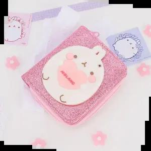 여아지갑 몰랑 하트 어린이 거울 지갑 ML0004