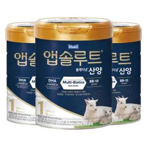 앱솔루트 플래티넘 산양 분유 1단계(0~6개월) 750g 3캔