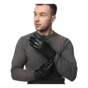 키밍 남성 방한 양가죽 장갑 터치 겨울 선물 기모안감 남성장갑 장갑