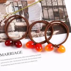 체리버블 머리끈 헤어밴드 머리끈 머리고무줄 헤어슈슈 스크런치