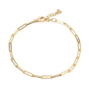 18K 심플 레이어드 1mm 클립체인 팔찌 IRB29534